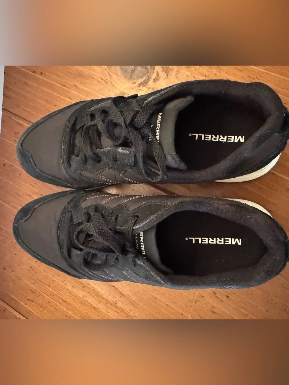 MERRELL Alpine 83 Sport Sneakers Shoes - Men's Size 10 - Black Suede - J006047